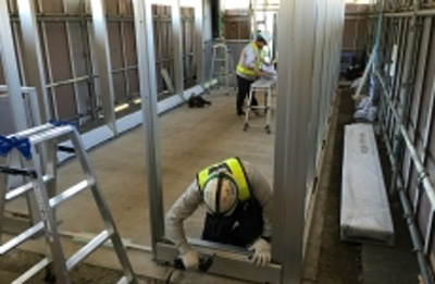 アルミユニット施工・イメージ①