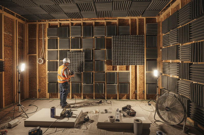 防振工事・防音工事・イメージ①